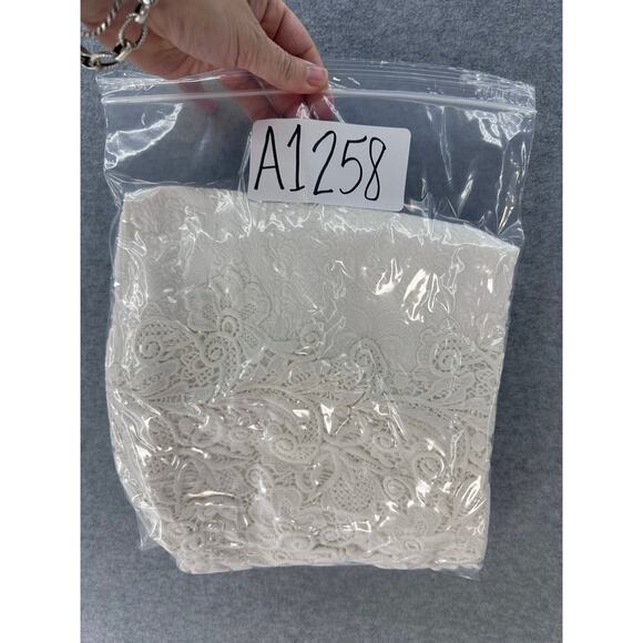 Rebecca Taylor Women's sz 12 White Embroidered Sheath Dress Bridal Graduation - Picture 14 of 14